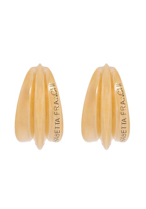 Orecchini Elisabetta Franchi donna OR63B51E2U95 dorati maxi ELISABETTA FRANCHI | Orecchini | OR63B51E2U95